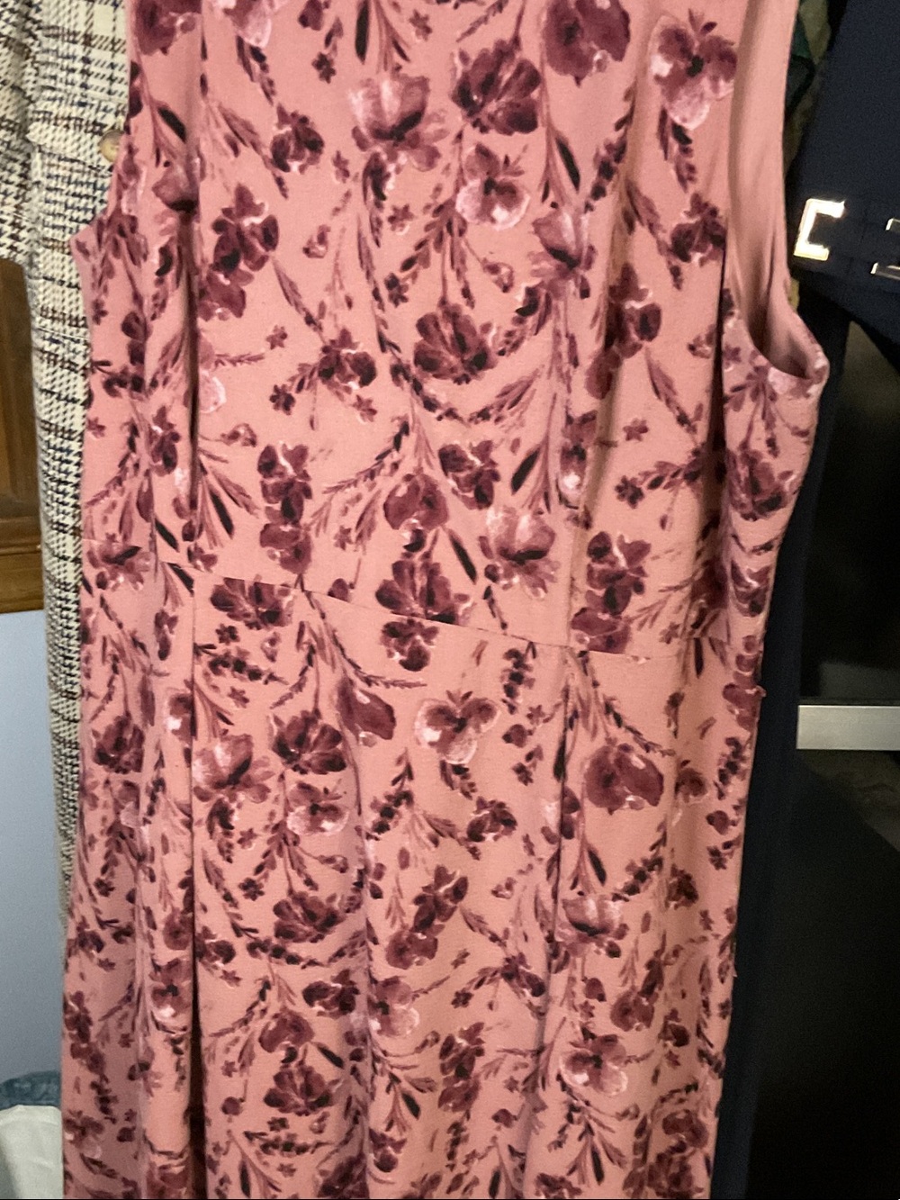 Elle Rose Pink Floral Maxi Dress ptp 20 to 27